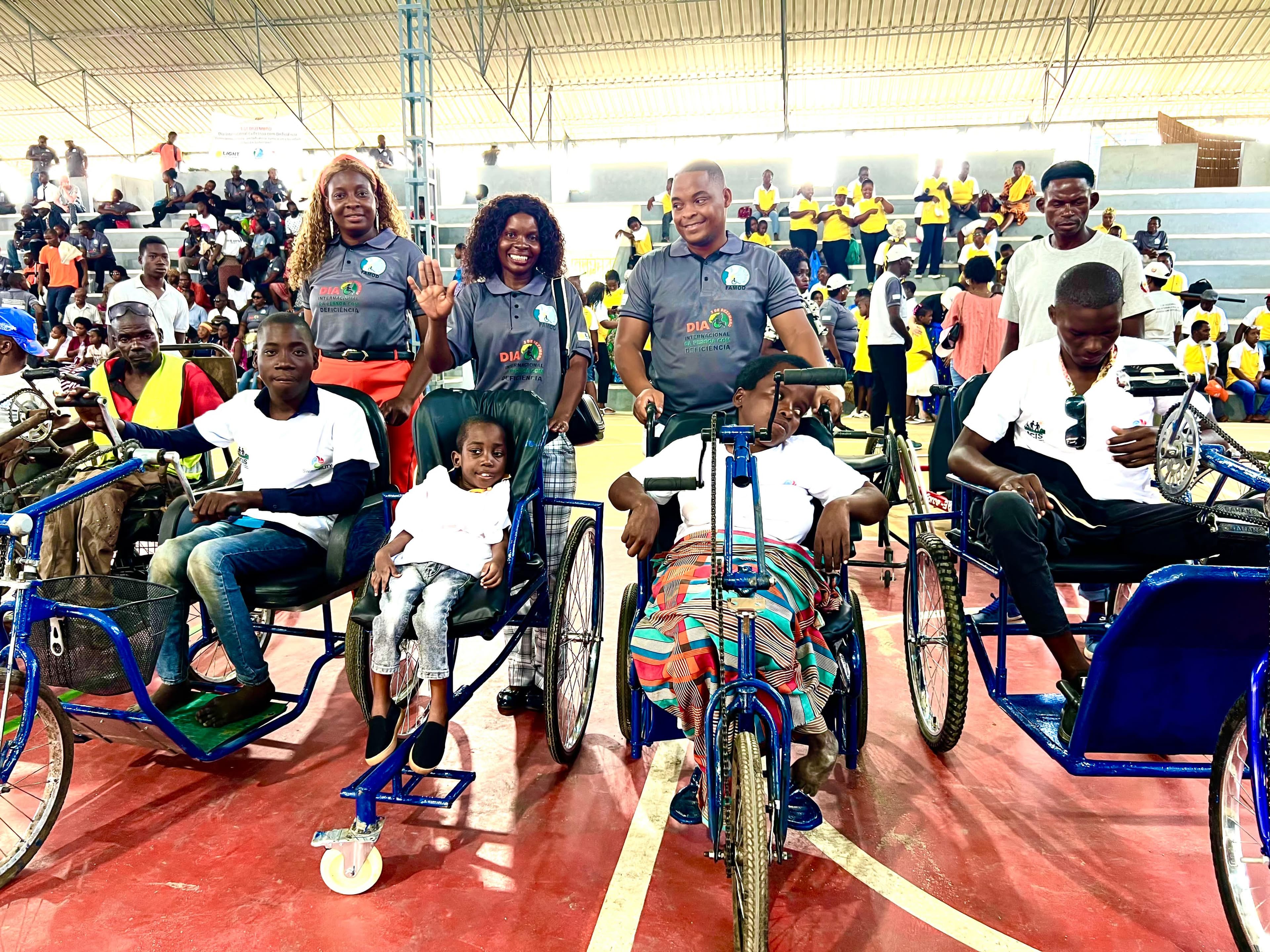 A celebração do dia Internacional das Pessoas com Deficiência foi marcado com doação de meios de compensação